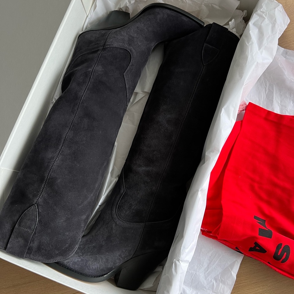 ISABEL MARANT LOMERO SUEDE BOOTS